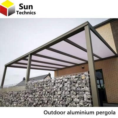 Cheap Price Garden Design Waterproof Louvered Roof Pergola Aluminum Profiles