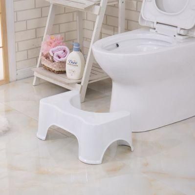 Potty Step, Toilet Stool Potty Bathroom Squatting Stool Healthier Way Toilet Posture Space Saver Stackable Toilet Stools