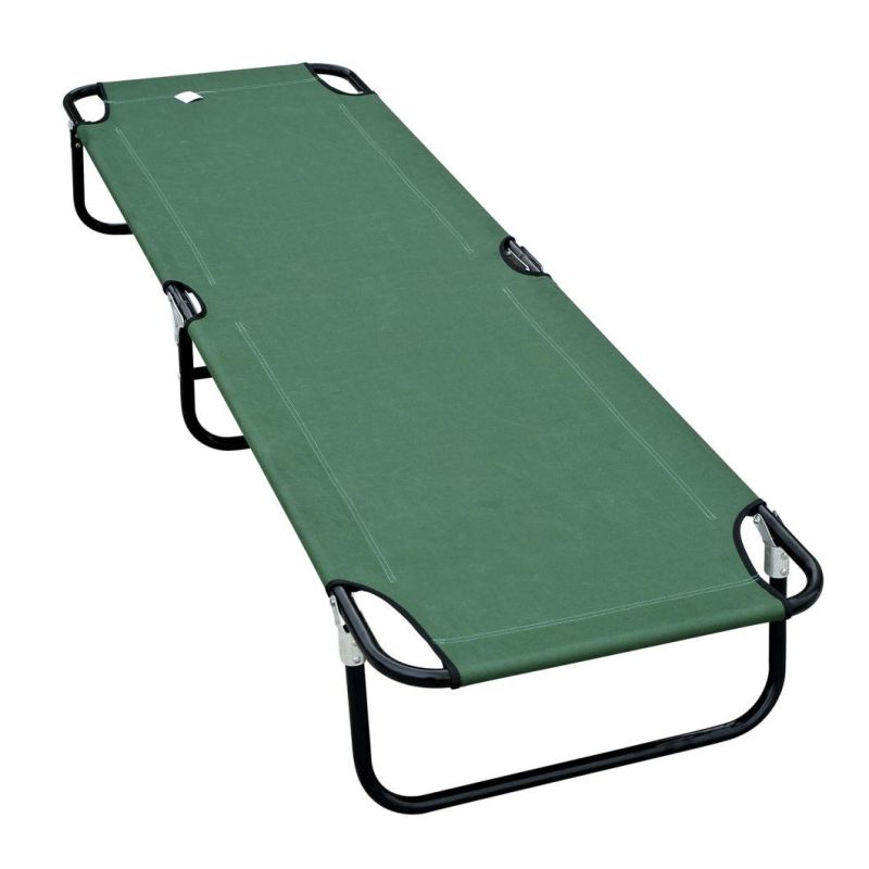 Foldable Reading Chaise Lounge Chair Face Down Patio Cot Beach Recliner Facehole
