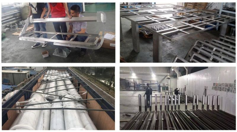 Suitable for Outdoor Metal Aluminum Park Without Armrest Simple Bench