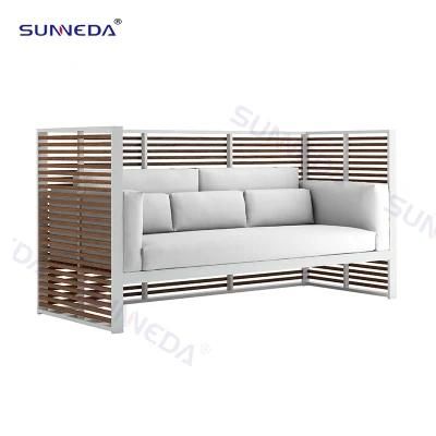 Simple Modern Outdoor Aluminum Sofa Leisure Couch Patio Furniture