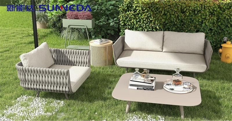 Customizable Outdoor Rattan Furniture Waterproof Garden Sofa