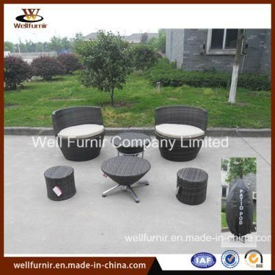 Stacktable Patio Set/Rattan Chair/Wicker End Table/Rattan Chair Set