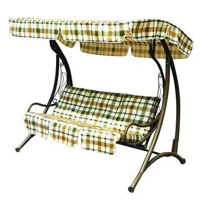 Deluxe Outdoor Garden Furniture Hammock Patio 3 Seater Swing Chair with Cushion (C1069)