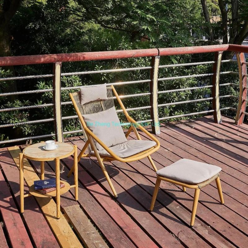 Hot Sell Outdoor Rope Chair All Weather Cheap Bistro Patio Garden Chair Patio Furniture New Design Garden Chairs