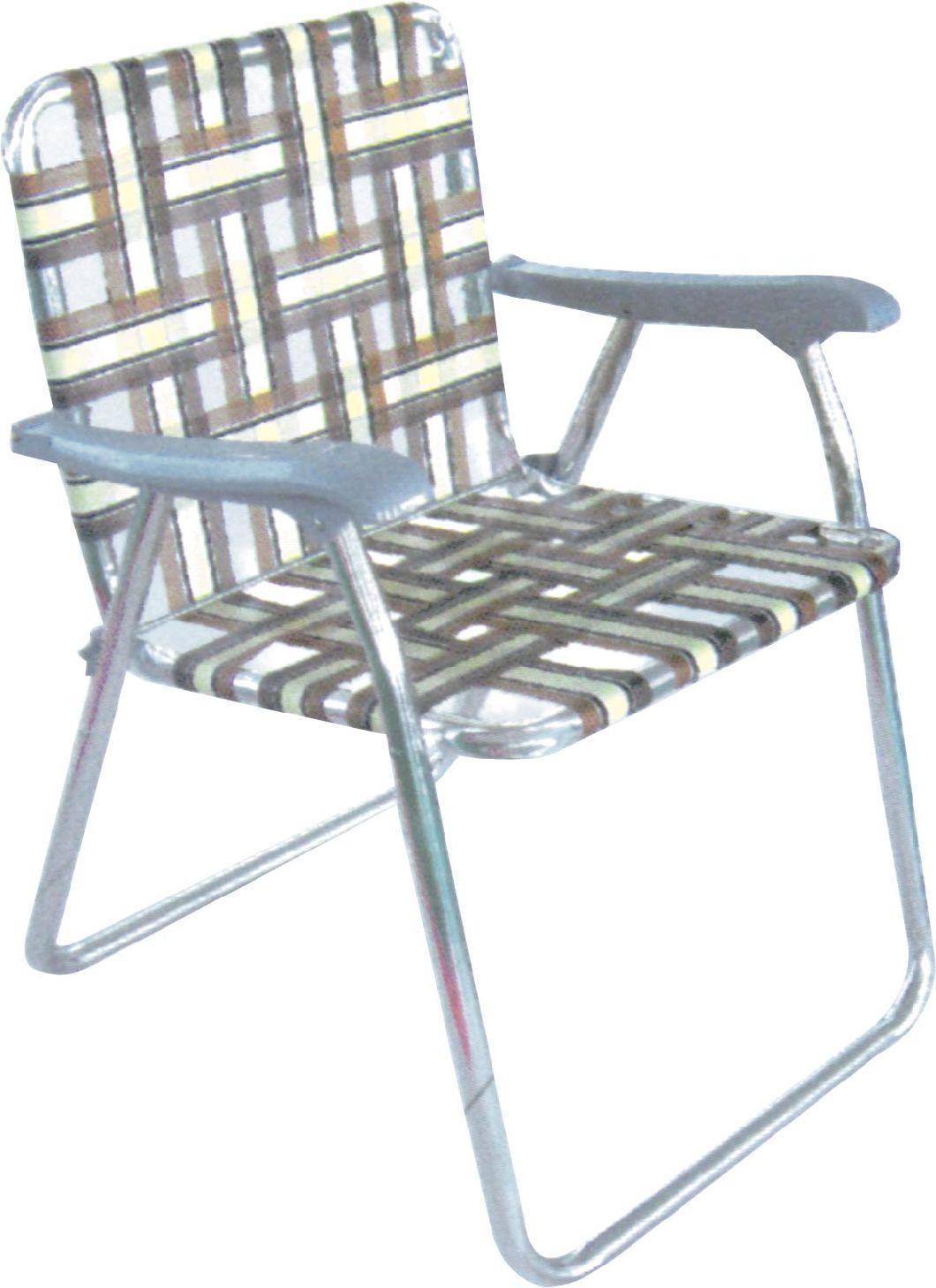 Giantex Folding Beach Chair Portable Camping Steel Frame Lightweight Support 265 Lbs Lawn Webbing Chair