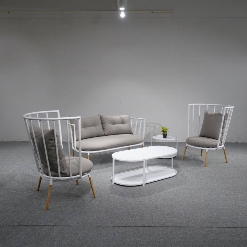 Restaurant Unfolded Darwin Cheap Garden Sofa Set Outdoor Chaise Couch