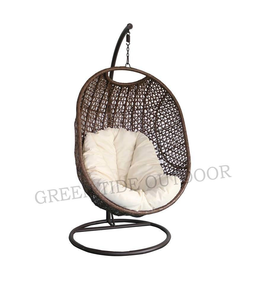 Patio Wicker Hammock Outdoor Garden Rattan Hanging Swing Egg Pod Chair