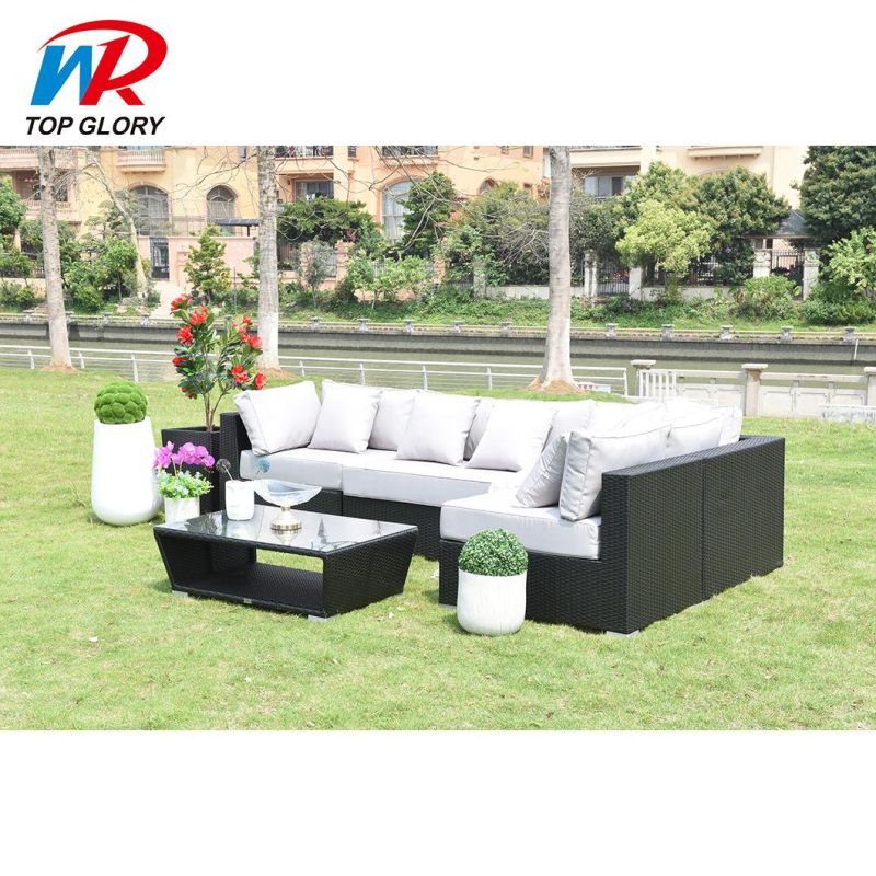 Modern Leisure Wholesale Custom Outdoor Garden Patio Home Rattan Sofa Set Furniture