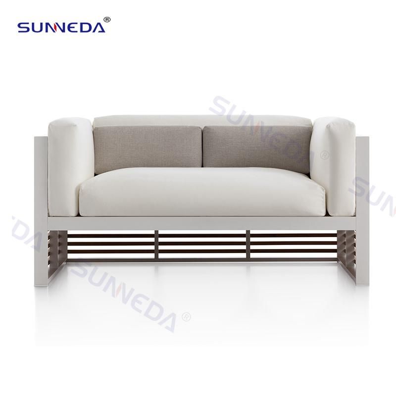 Modern Simple Style Aluminum Sofa Set Outdoor Leisure Sunlounge