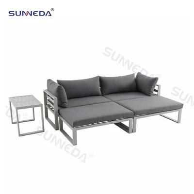 Simple Modern Style Aluminum Frame Comfortable Sofa Set