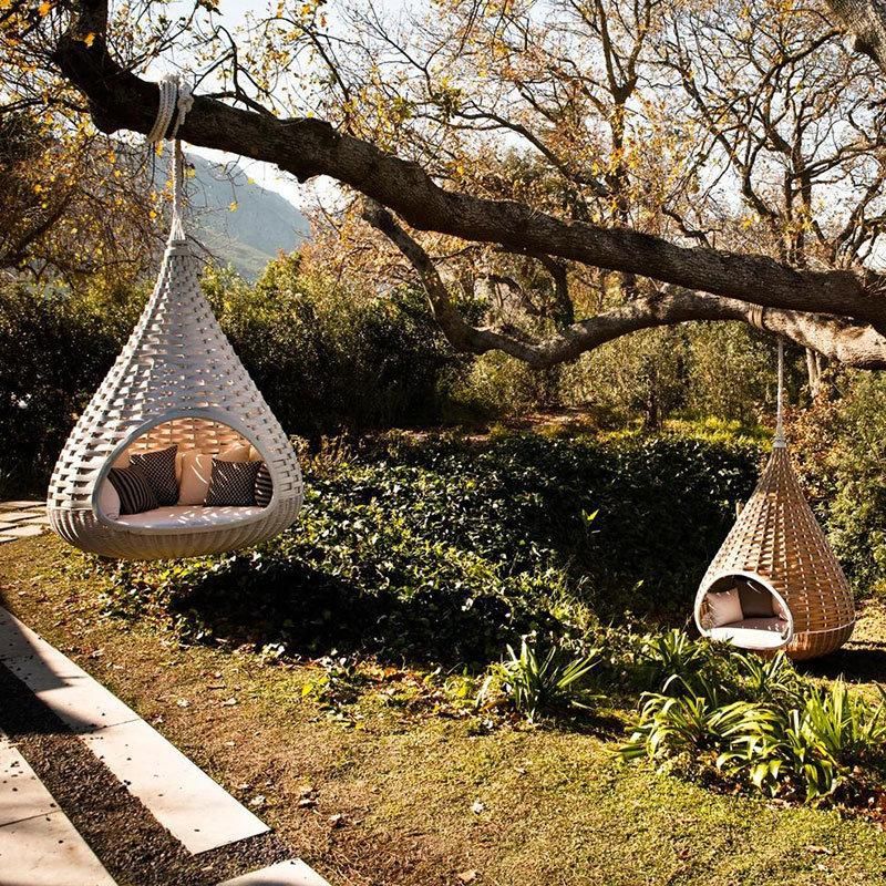 Outdoor Hammock Rattan Sofa Hotel Outdoor Hanging Chair Garden Bed