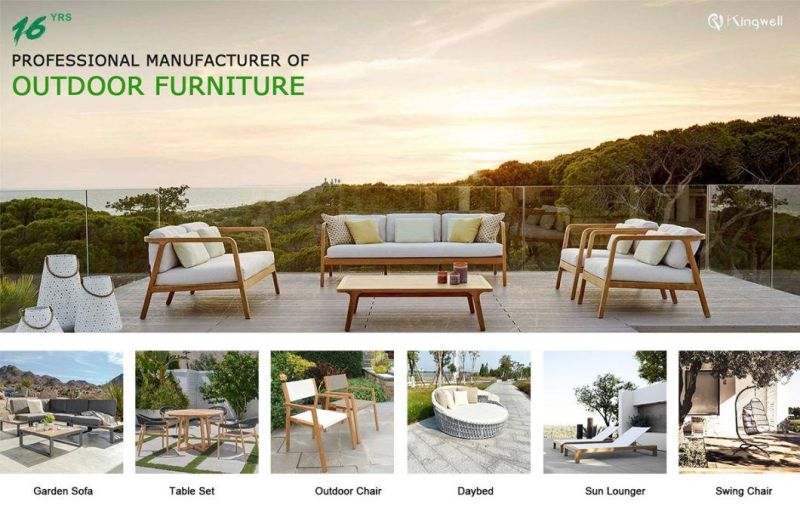 Garden White Aluminum Chair with Imported Textilene Fabric Seat