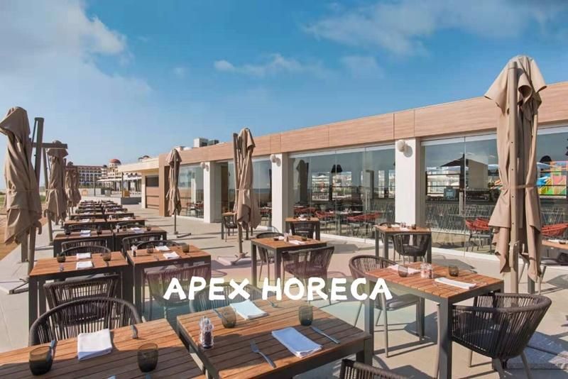 Hotels Furniture for Outdoor Restaurants Rope Wicker Chair