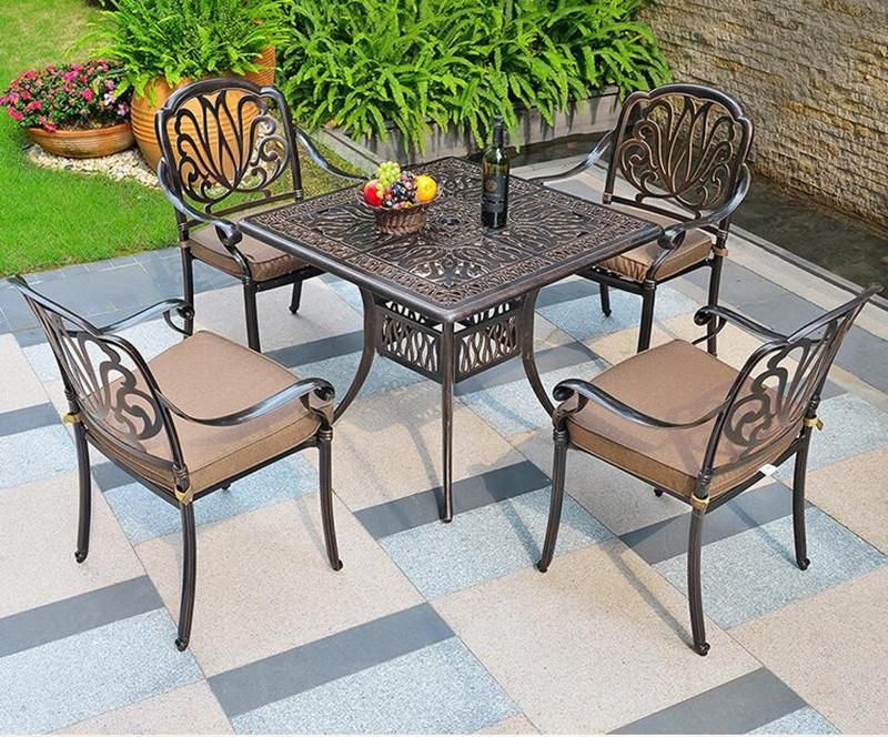 Folding White Metal Wire Mesh Outdoor Furniture