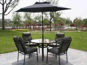 Metal Garden Furniture with Umbrella