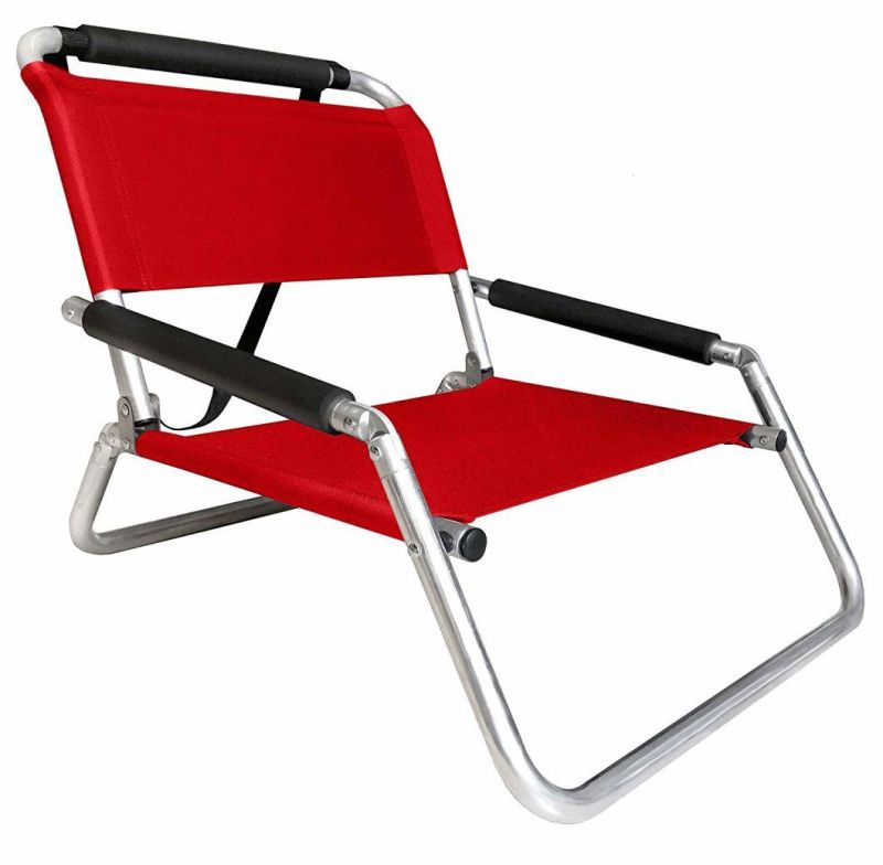 Caribbean Joe Cj-7710red One Position Folding Beach Chair, Red