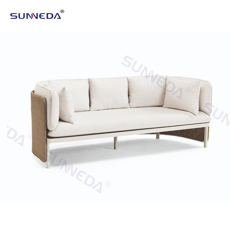Best Selling Commercial Outdoor Patio Aluminium Garden Rattan Sofas Set Furniture