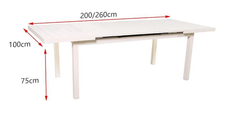 Hotel Metal Brand or OEM Corner Set Outdoor Dining Furniture Sets