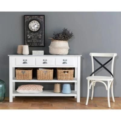 Oak Wood Rattan Bistro Chair