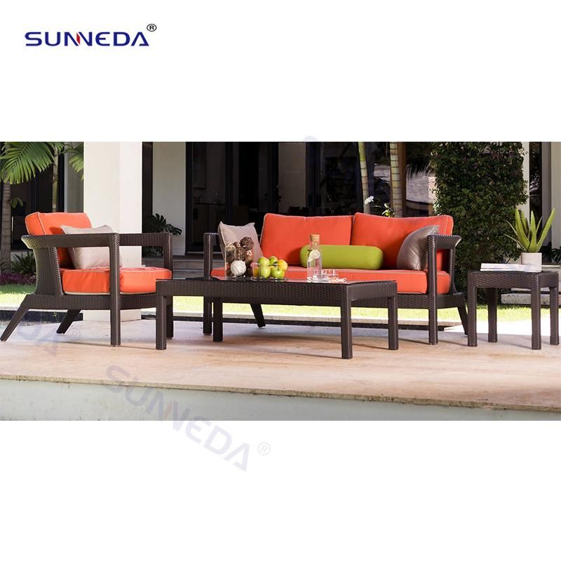 Outdoor Furniture Durable with Cushion Garden Sofa for Great Price