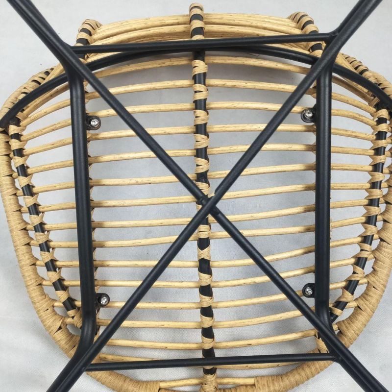 Commercial Hotel Restaurant Luxury Woven Rope Adult Bar Rattan Chair for Cafe Bar
