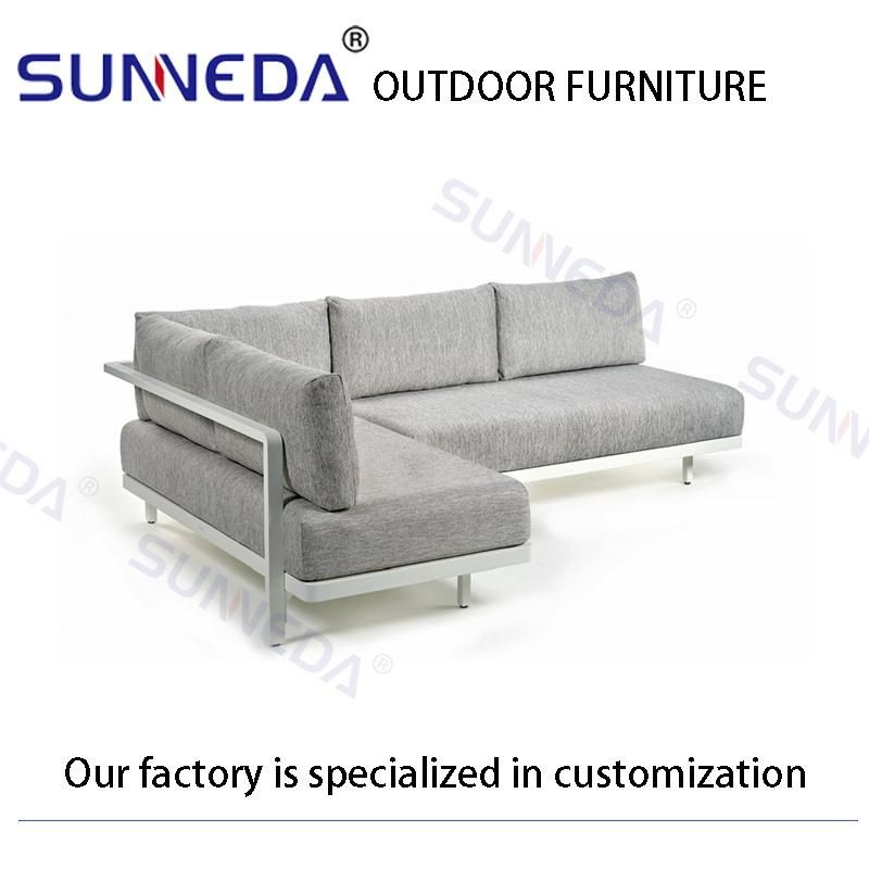 Acrylic Cloth Elastic Sponge Teak Ceramic Based Glass Luxury Modern Sofa Furniture