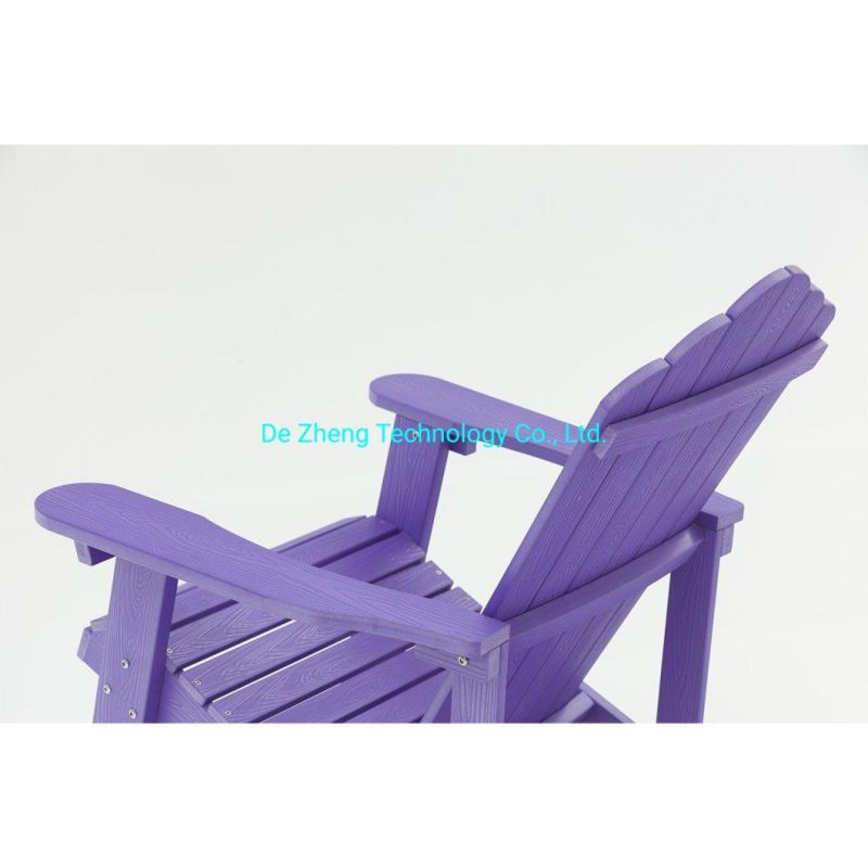 Outdoor Patio Plastic Wood Adirondack Garden Leisure Chair Wooden Rocking Beach Chair