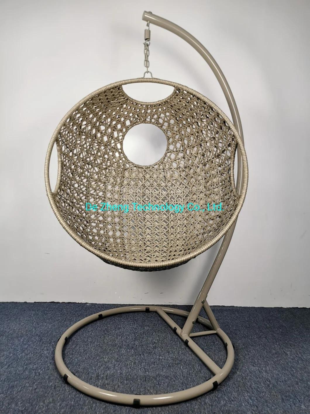 High Quality Waterproof Rattan Outdoor Patio Swing Hotel Egg Chair