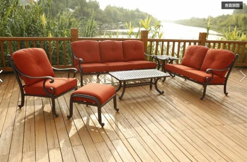 Garden Dining Table Cast Aluminum Table Furniture Outdoor Round Dining Table Set