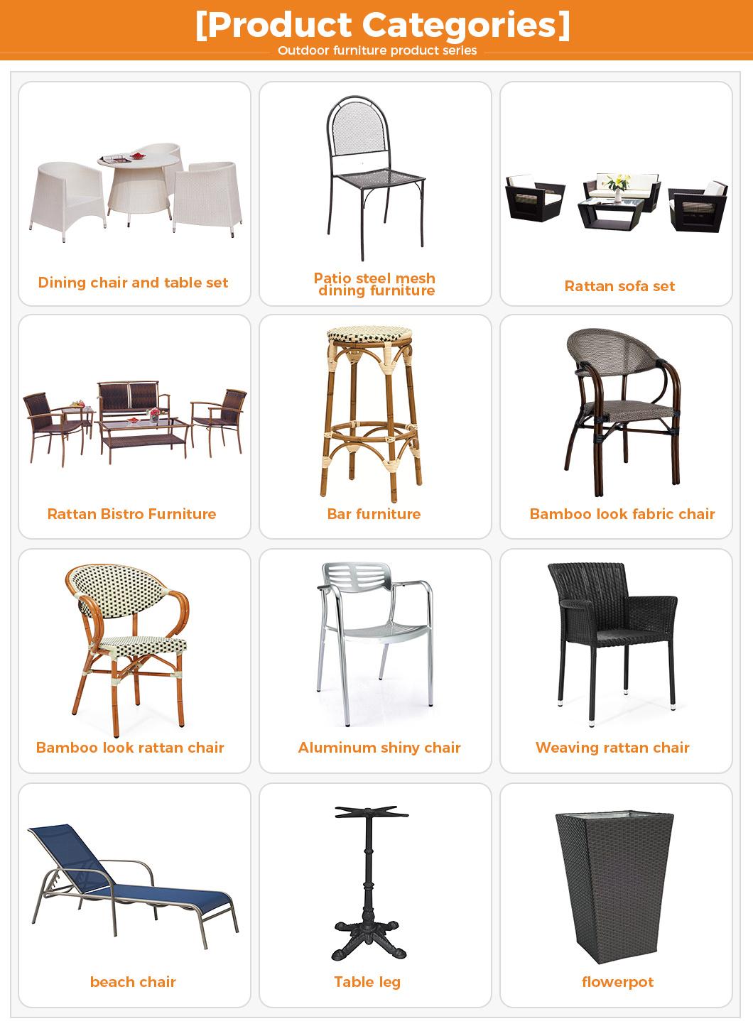 Contemporary Garden Outdoor Home Patio Villa Wicker Rattan Furniture Double Seat Hanging Swing Chair