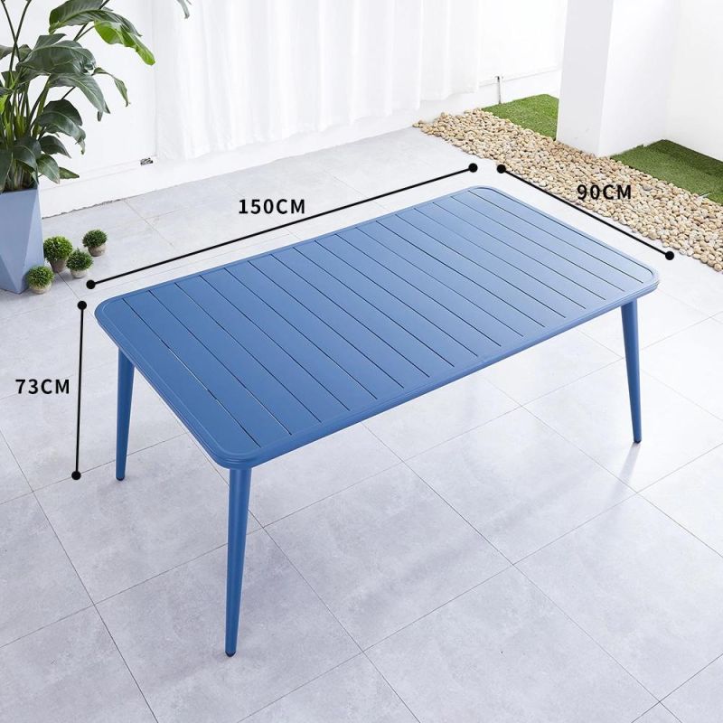 High Quality Chinese Manufactued Aluminum Leisure Anti- Rusty Outdoor Table