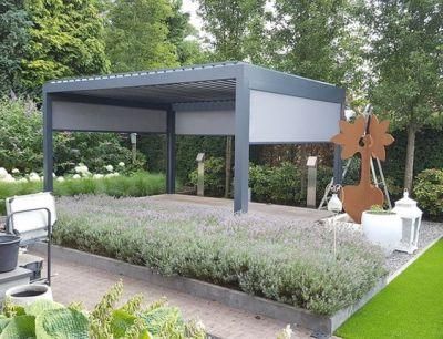 Motorized Free Standing Garden Patio Aluminum Pergola