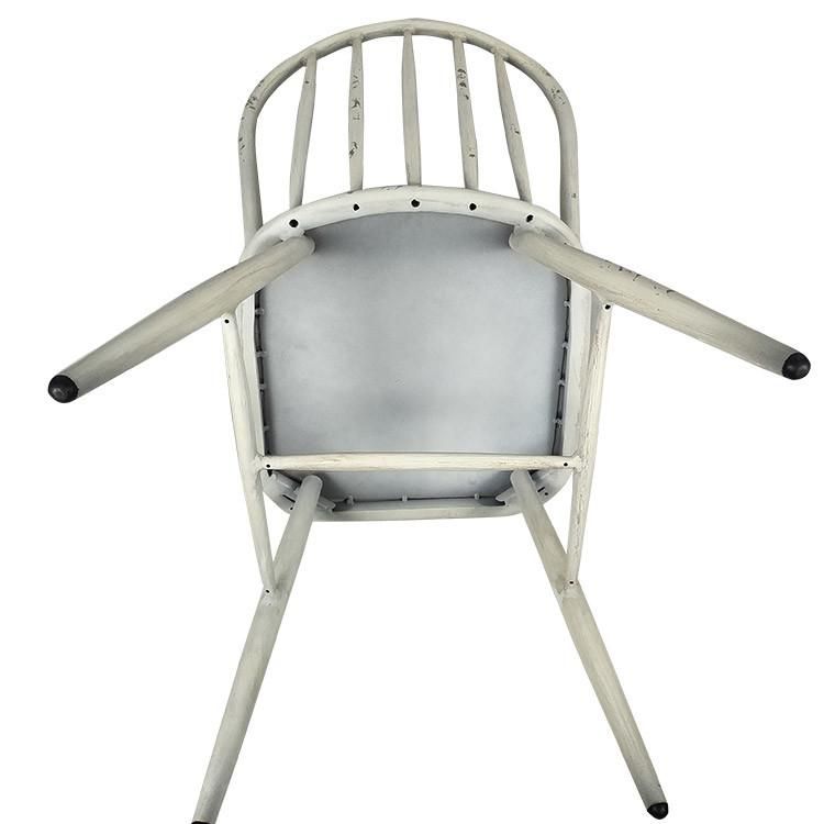 Ivory Color Weather Resistant Outdoor Restaurant Garden Luxury Royal Wedding Chair