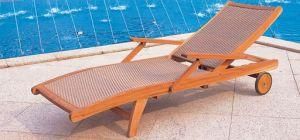 Wood Leisure Lounge Garden Beach Outdoor Furniture (JJ-LB09)