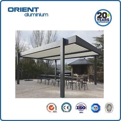 Modern Pergola Aluminum 4X3 Outdoor Garden Gazebo 8 X 12 Electric Pergola Louvre Chinese Garden Gazebo Manufacturers