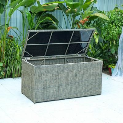All Weather Outdoor Patio Wicker Rattan Cushion Storage Box