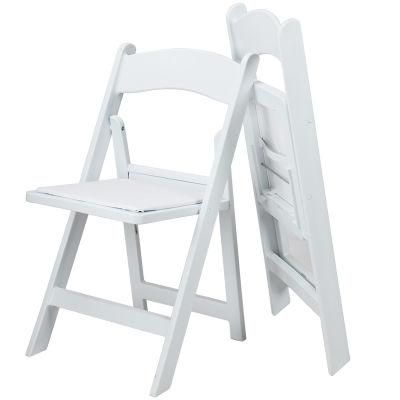 Waterproof Banquet Portable White Resin Folding Wimbledon Chairs for Kids