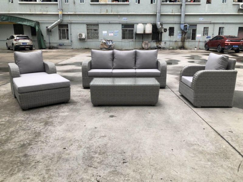 Waterproof Customized Darwin or OEM Garden with Storage Outdoor Furniture Corner Sofa