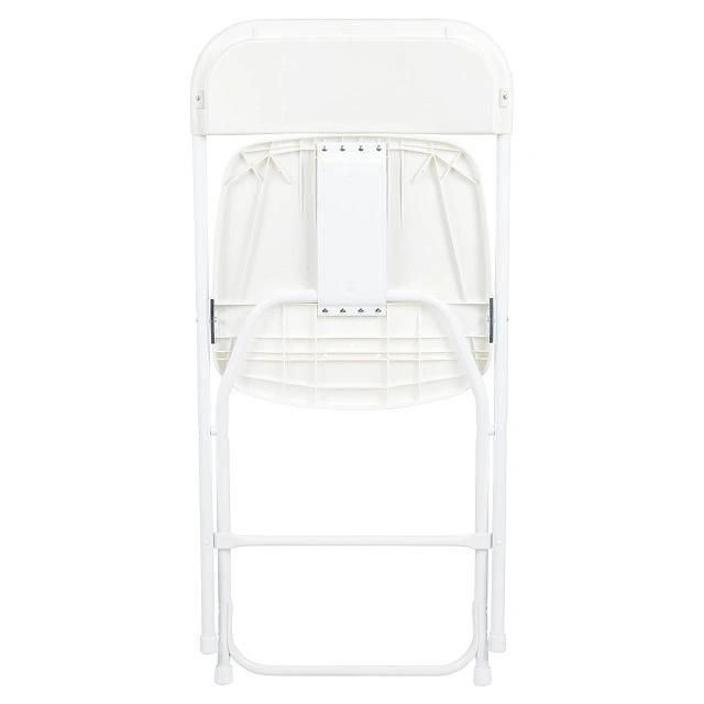 Comfortable White Plastic Folding Chair for Event