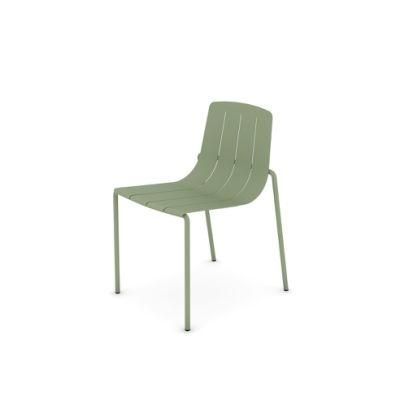 Nordic Style Garden Restaurant Furniture Set Waterproof Aluminum Outdoor Dining Chair
