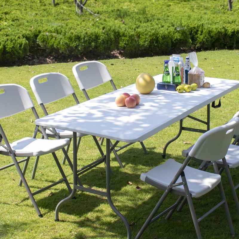 Conference Office Outdoor Sillas Plegables White Plastic Folding Chair
