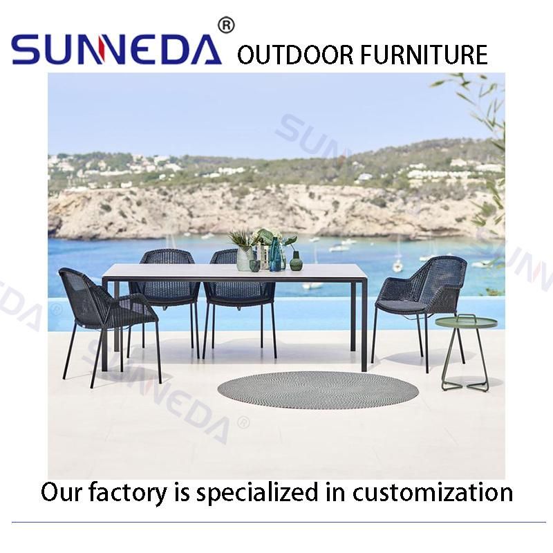 Resort Hotel Poolside Simple Elegant Dining Set
