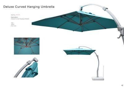 Outdoor Garden Umbrella Adjustable Beach Parasol Pool Solar Parasol