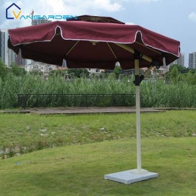 Wholesale Outdoor Umbrella Garden Aluminum Frame Parasol