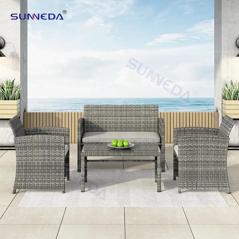 Modern Rattan Leisure Comfortable Sofa Set