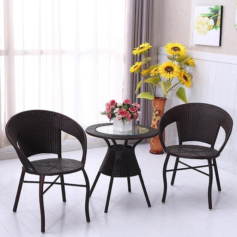 Low Price Restaurant Dining Room Patio Leisure Garden Rattan Chair