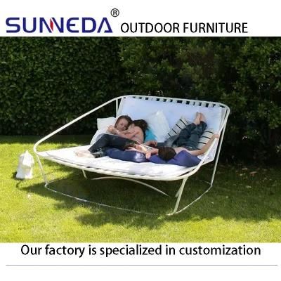 Patio Hotel Home Balcony Outdoor Presentable Aluminum Frame Chaise Sofa