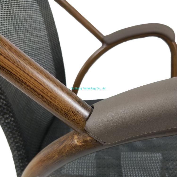 2020 Waterproof Mesh Ventilate Textilene Outdoor Leisure Dining Chair for Restaurant