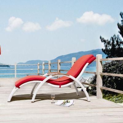 Leisure Outdoor Wicker Furniture Beach Rattan Chaise Lounge (GB-19)